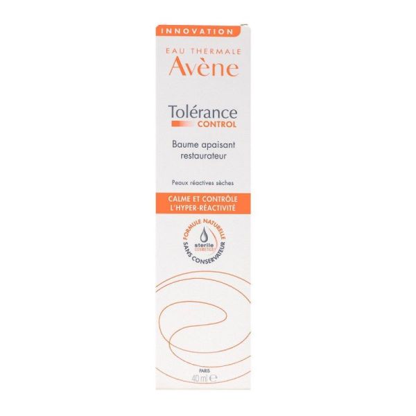 Tolérance Control Baume Apaisant Restauratrice Cosmétique Stérile 40ml