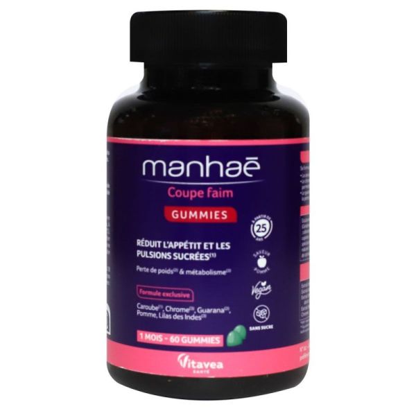 Manhae Gummies Coupe Faim Pot de 60