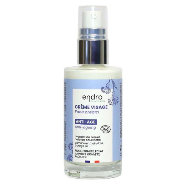 Endro Crème Visage Anti-Âge Flacon 50 ml