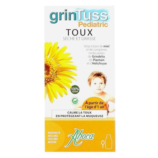 Grintuss Pediatric Sirop Toux Sèche Grasse Flacon 210g