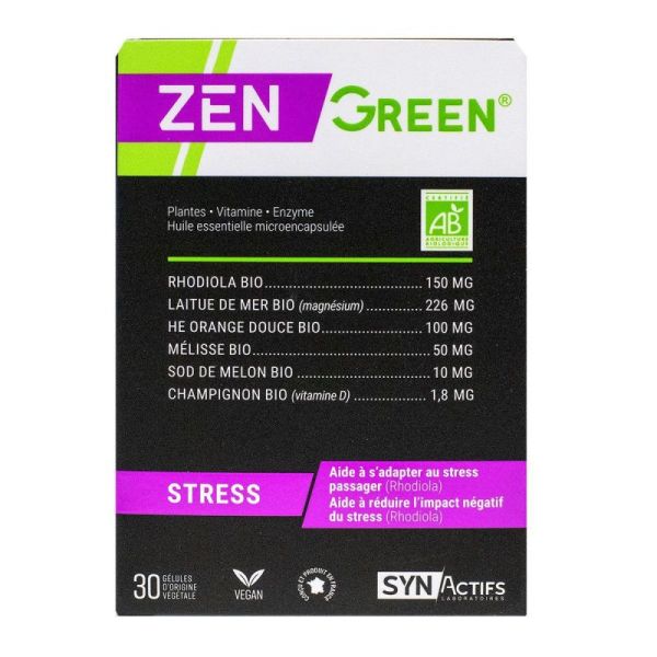 Zenactifs Bio Boite de 30 gélules