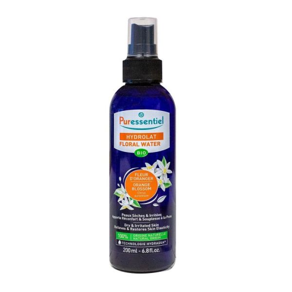 Puressentiel Hydrolat Bio Fleur d'Oranger Spray 200ml