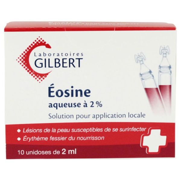 Eosine Aq Gilb 2% S A Loc 10unid/2ml