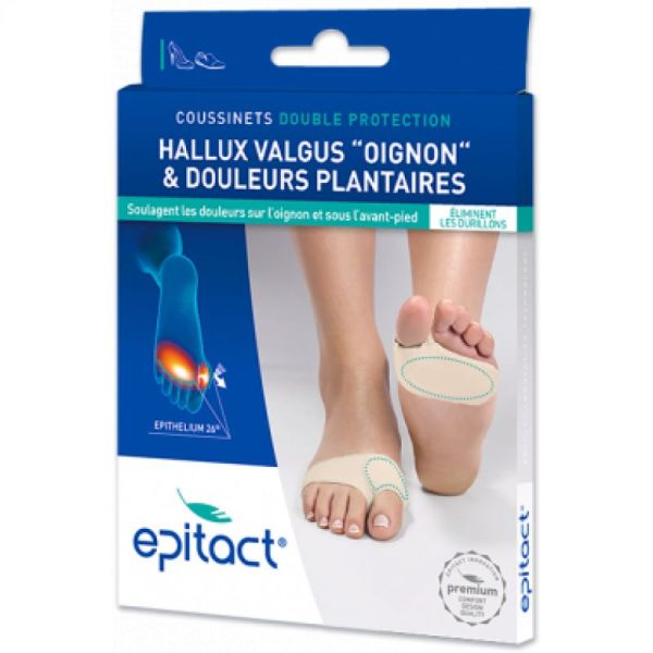 Coussinets Double Protection Hallux Valgus et douleurs Plantaires