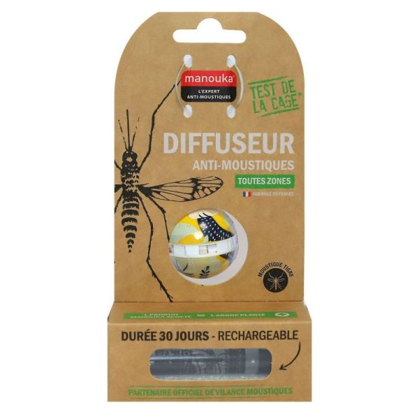 Manouka Diffuseur Boule Moustiques Végétal
