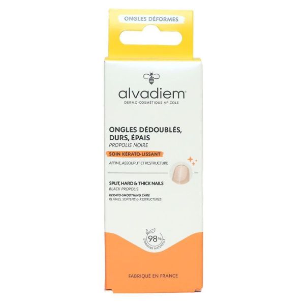 Alvadiem Soin Kérato-Lissant Ongles Durs & Epais Destructurés Dédoublés Stylo Applicateur 10 ml