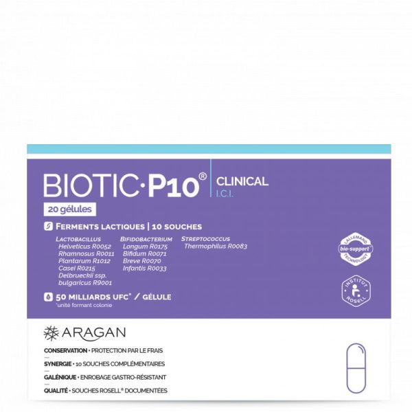 Biotic P10 Clinical Boite de 20 Gélules