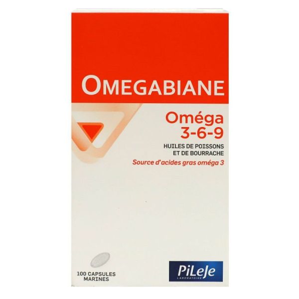 Omegabiane Oméga 3-6-9 Capsules Boite de 100