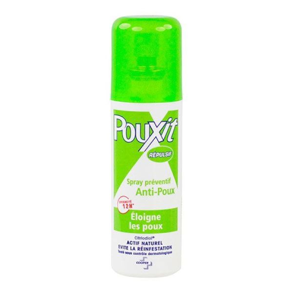 Pouxit Repulsif Lot Antipoux Spray 75ml