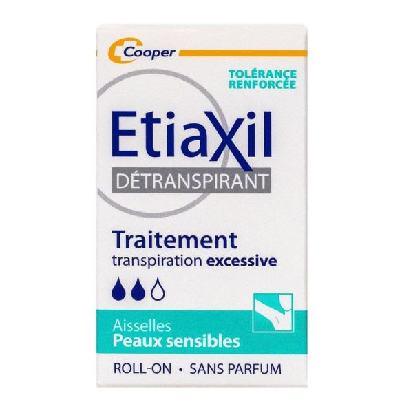 Etiaxil Aisselles Détranspirant Peaux sensibles Roll-on 15ml