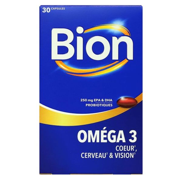 Bion Omega 3 Capsules Boite de 30