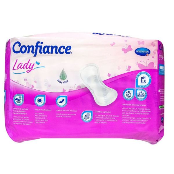 Lady Protection anatomique 4 gouttes paquet de  14