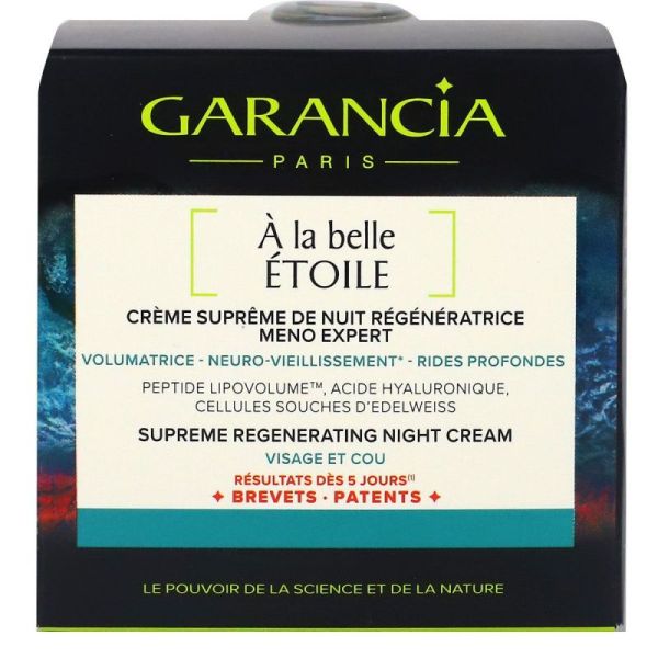 Garancia Crème Supreme de Nuit Régénératrice Meno Expert pot de 40 ml (100g)