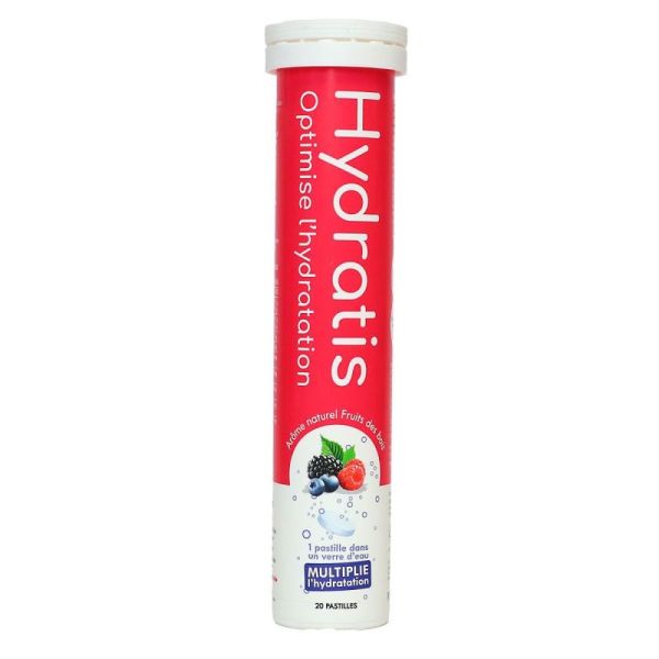 Hydratis Pastilles Effervescentes Fruits Des Bois Tube de 20