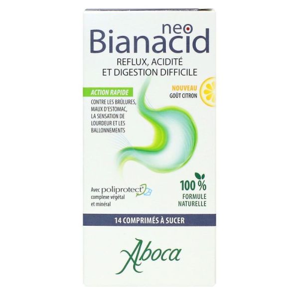 Neobianacid Comprimés Sucer Citron Boite de 14