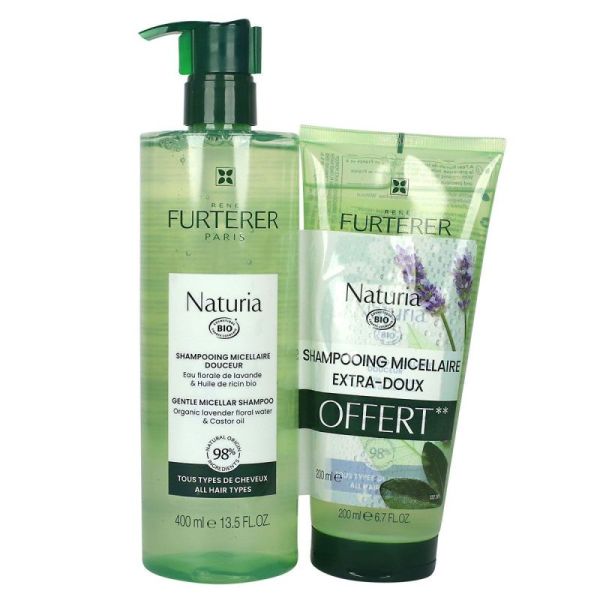 Furterer Naturia Shampoing Micellaire 400ml+200ml