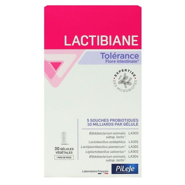 Lactibiane Tolerance Gélules Boite de 30
