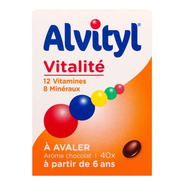 Alvityl Vitalite Comprimé A Avaler Boîte de 40