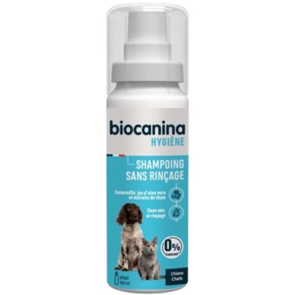 Biocanina Shampoing Hygiène Sans Rinçage Spray Fl/100ml