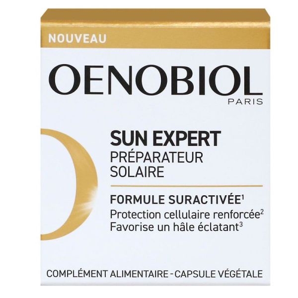 Oenobiol Sun Expert Capsules Préparateur Solaire Pot de 30