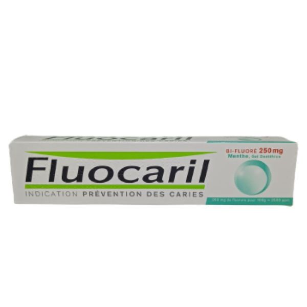 Fluocaril Bi-fluor 250mg Gel Dtf Ment T/125ml