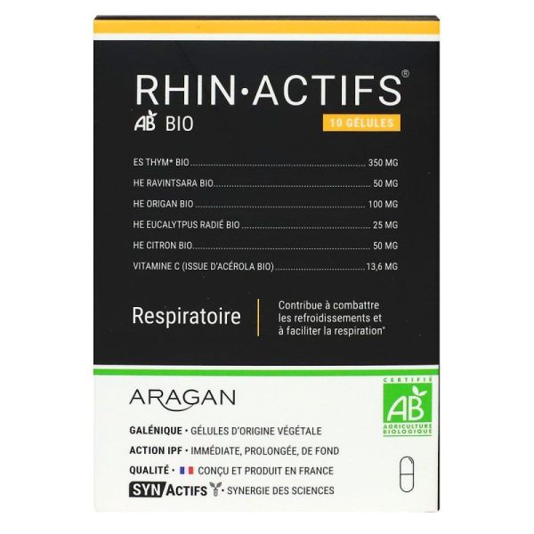 Rhinactifs Bio Boîte de 10 gélules