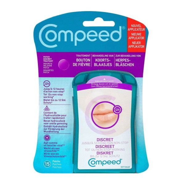 Compeed Patch Bouton De Fievre - Invisible - Boitede 15