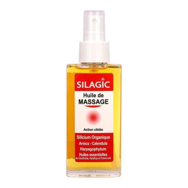 Silagic Huile de Massage Silicium Organique Flacon de 100ml