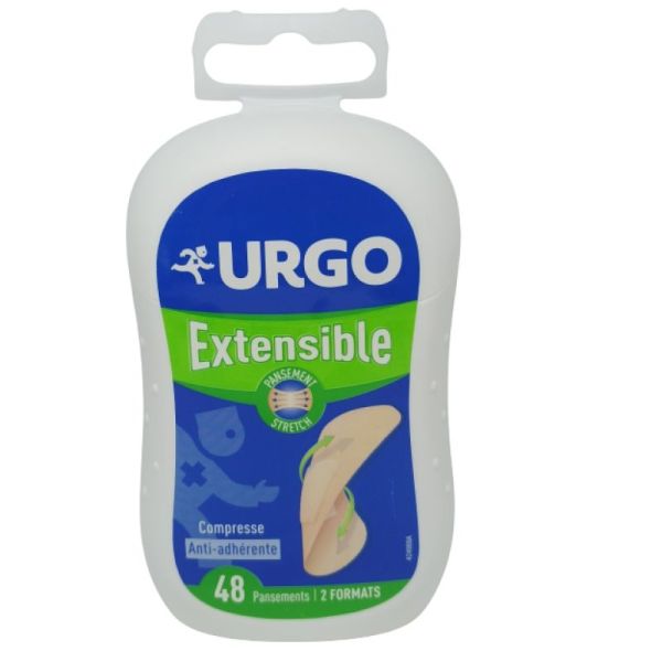 Urgo Extensible Pansements Prédécoupés Confort Boite de 48