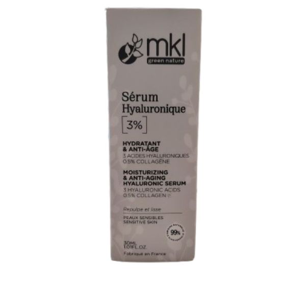 Mkl Sérum Acide Hyaluronique Flacon Compte-goutte 30ml