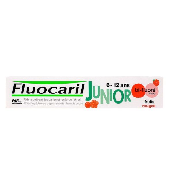 Fluocaril Junior Gel Dentifrice Fruits Rouges 6-12ans 75ml