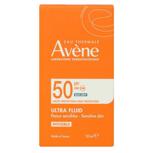 Avene Solaire Ultra-fluide Spf50+ Fluide Flacon 50ml