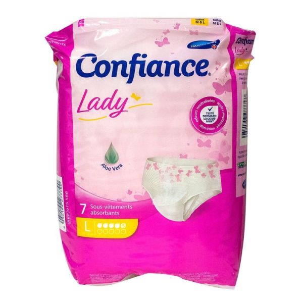 LADY MOBILE TAILLE L 5 GOUTTES paquet de  7