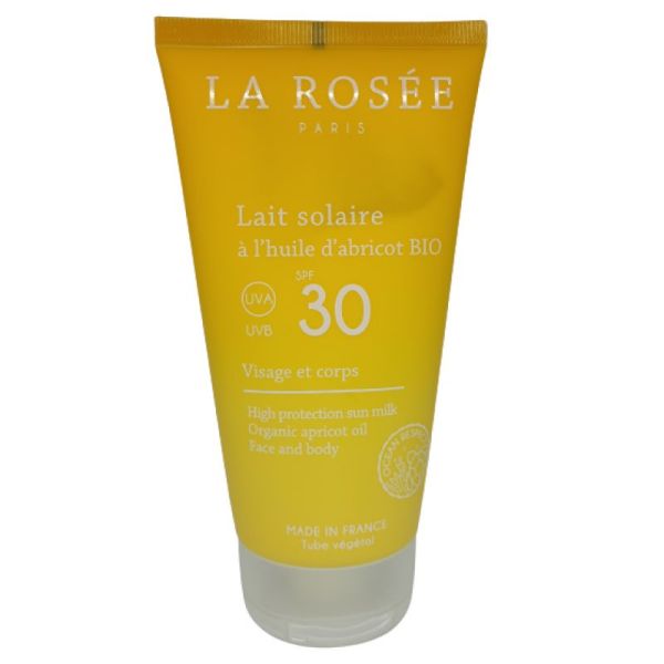 La Rosée Solaire Spf30 Lait Solaire à l'Huile d' Abricot Bio 150ml