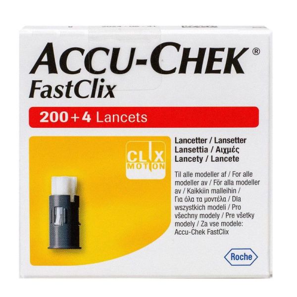 Accu Chek Fastclix Lancette Boite de 204