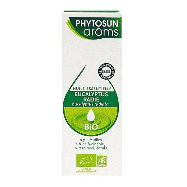 Eucalyptus Radié Bio huile essentielle 10ml