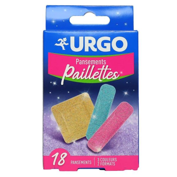 Urgo Pansements Paillettes Boite de 18
