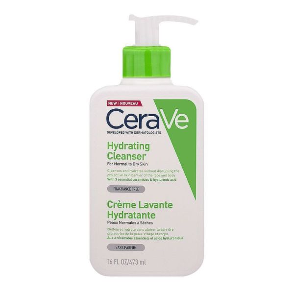 CeraVe Crème Lavante Hydratante Flacon Pompe 473 ml