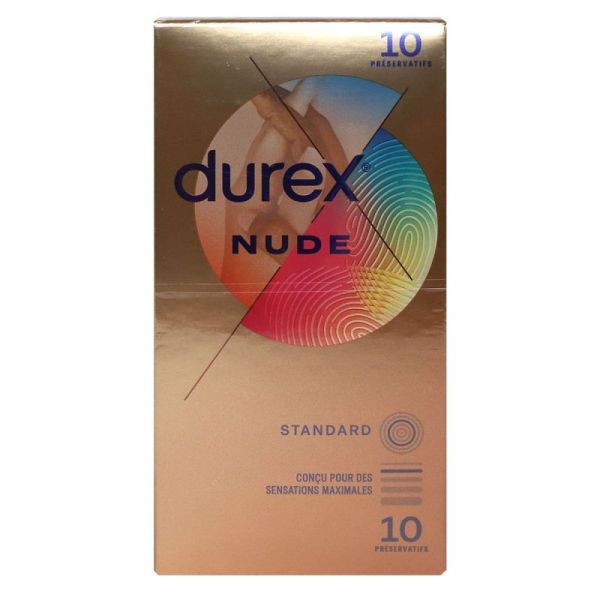 Durex Nude Origin Préservatifs Lubrifiés Boite de 10