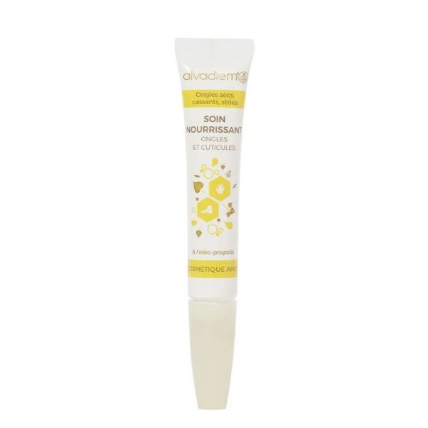 Alvadiem Soin Nourrissant Ongles et Cuticules Ongles Secs Cassants Striés Stylo Applicateur 10 ml