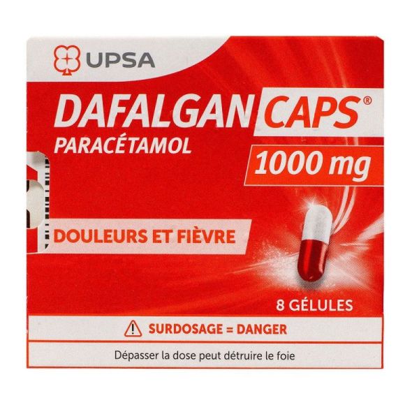 Dafalgancaps 1000mg Gél Plq/8
