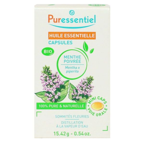 Puressentiel Capsules Menthe Poivrée Bio B/60