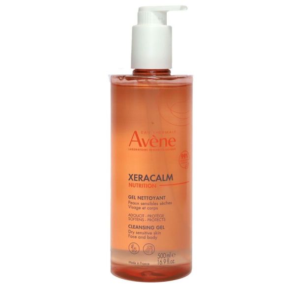 Avène Xeracalm Nutrition Gel Nettoyant 500 Ml
