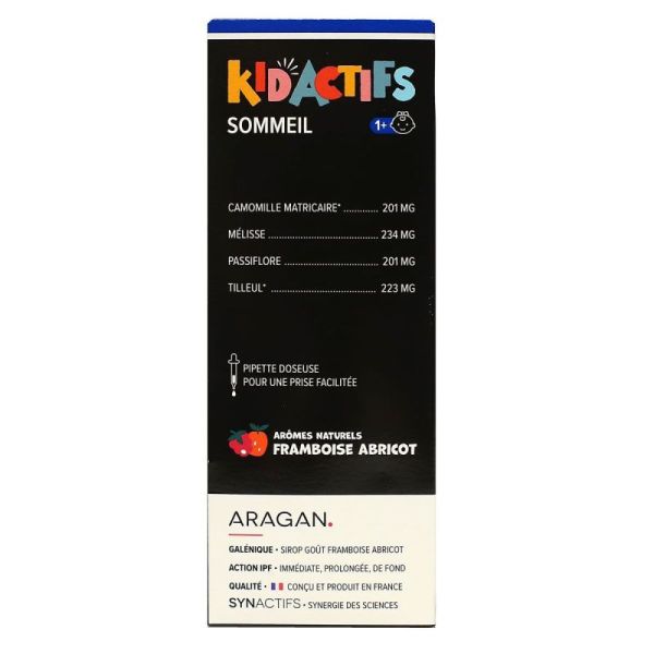 Synactifs Kidactifs Sommeil Sirop Enfants Flacon 125ml