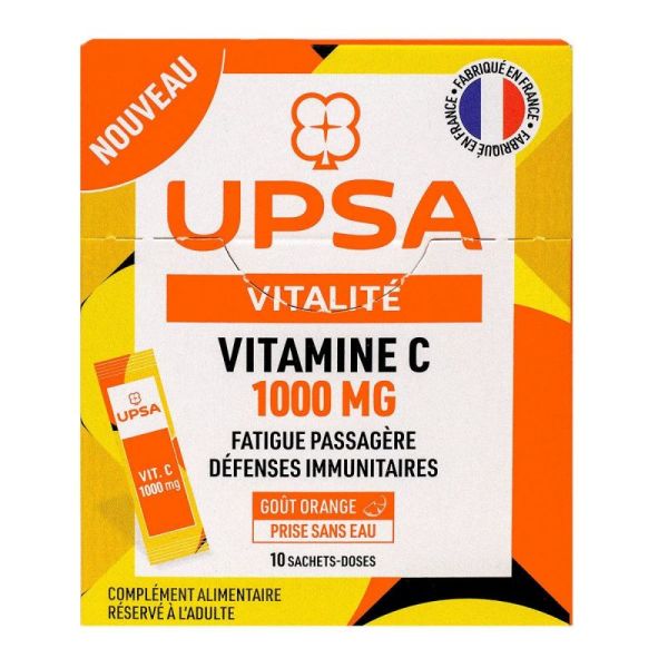 Vit C 1000 Poudre 10 sachets dose