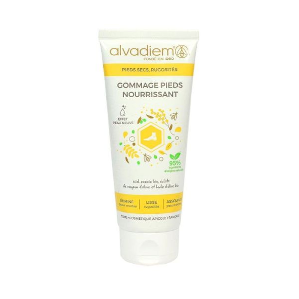 Alvadiem Crème Gommage Pieds Secs Tube de 75ml