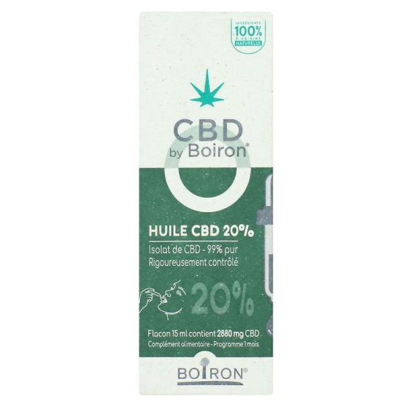 Cbd By Boiron Huile Buvable 20% Flacon Compte-goutte /15ml