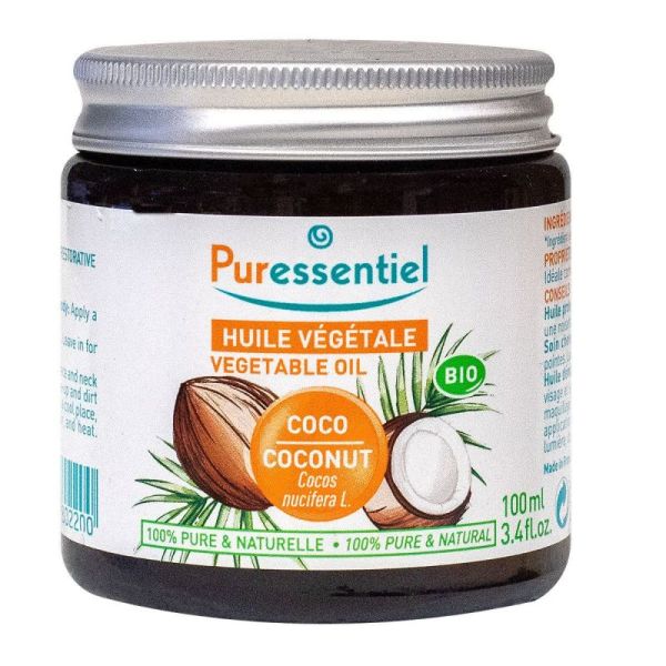Puressentiel Huile Végétale Bio Coco Pot/100ml