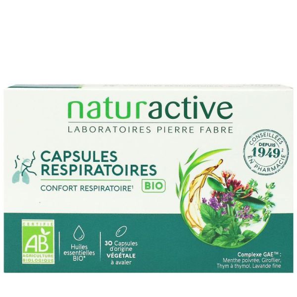 Naturactive Capsules Respiratoires 30 capsules