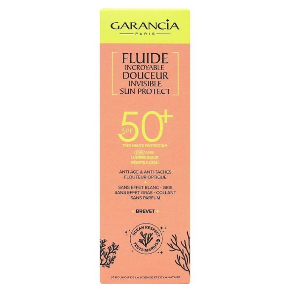 Garancia Sun Prot Spf50+ Fluide Incroyable  Douceur 40ml